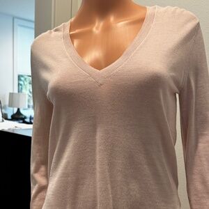 Brochu Walker 100% Merino Wool Sweater in Rose Pink